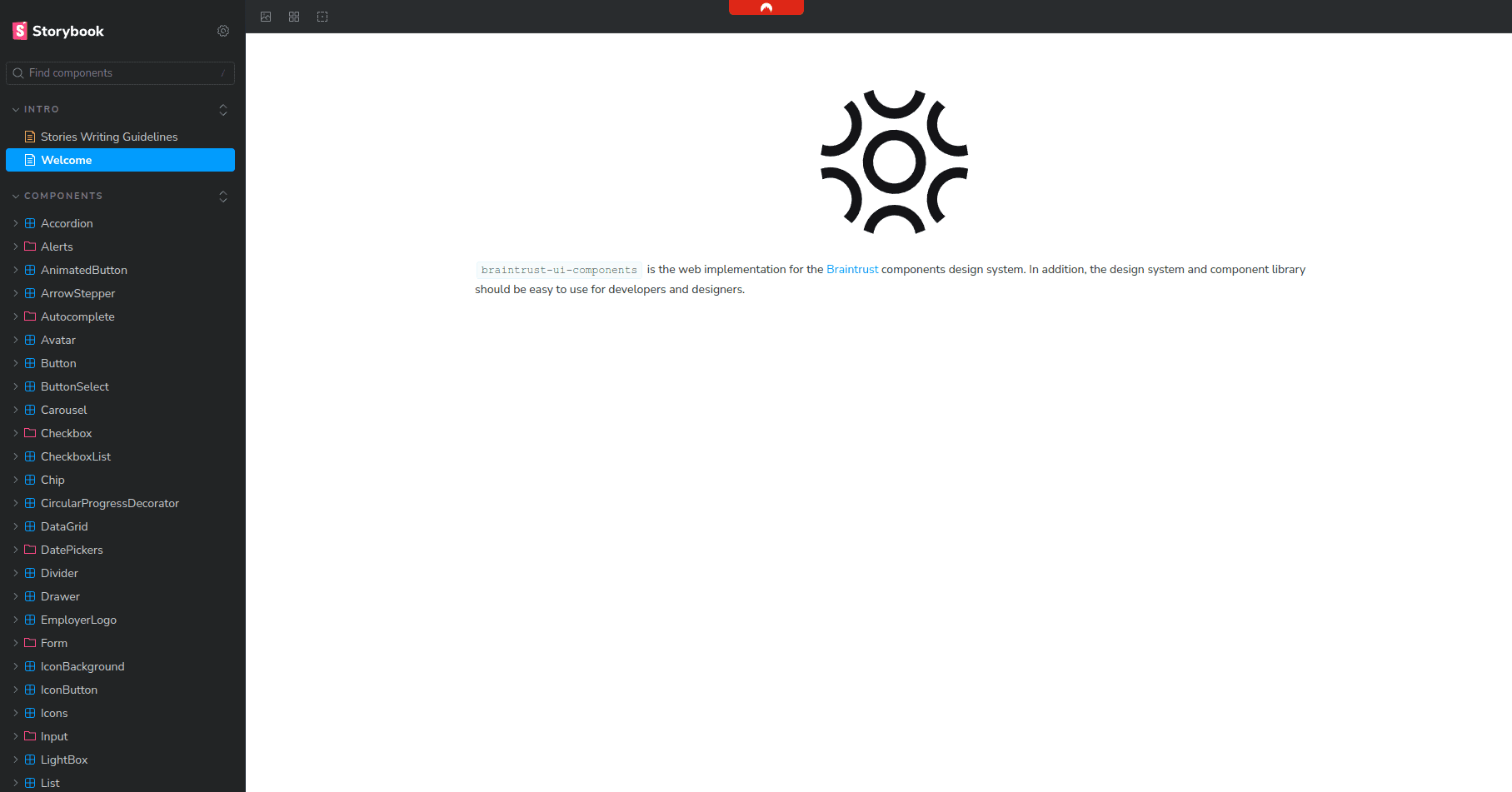 braintrust-ui-components - Internal Component Library
