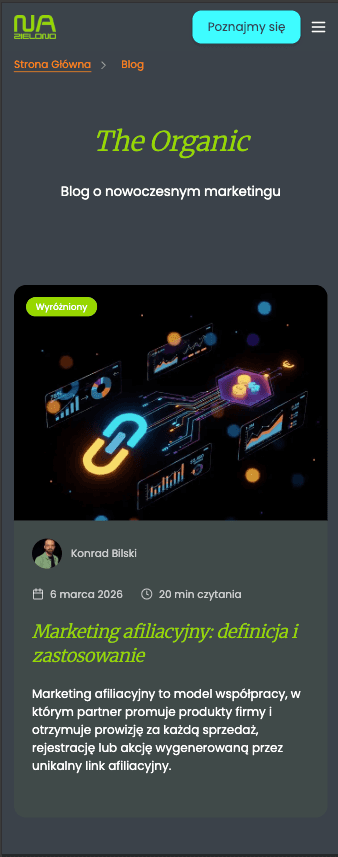Blog na telefonie